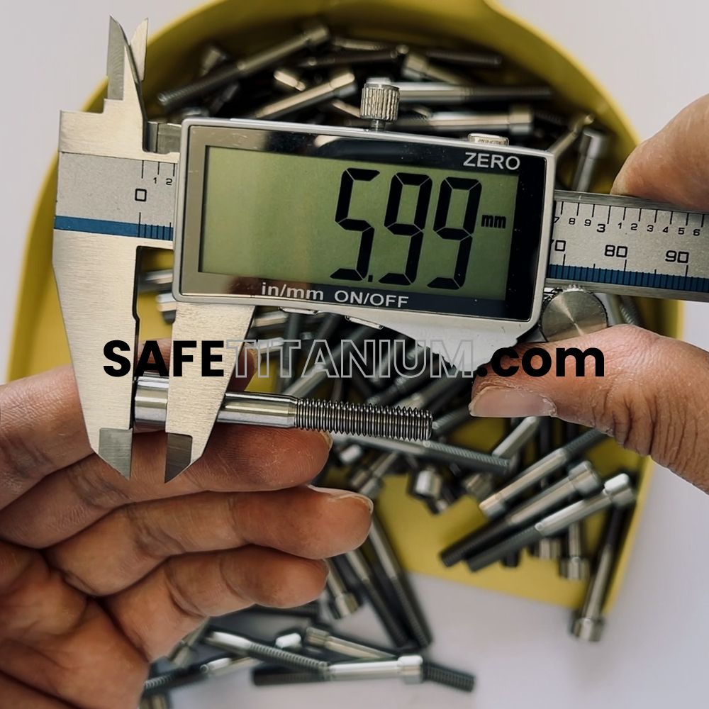 GR5 DIN912 M6×45mm Ti Screws